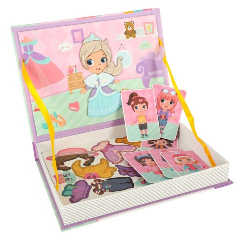 Książeczka magnetyczna układanka puzzle na magnes ubierz lalkę 51el. Kik Sp. z o. o. Sp. k. Książeczka magnetyczna układanka puzzle na magnes ubierz lalkę 51el. Kik Sp. z o. o. Sp. k.