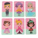 Książeczka magnetyczna układanka puzzle na magnes ubierz lalkę 51el. Kik Sp. z o. o. Sp. k.