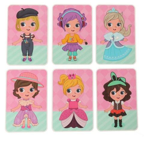 Książeczka magnetyczna układanka puzzle na magnes ubierz lalkę 51el. Kik Sp. z o. o. Sp. k. Książeczka magnetyczna układanka puzzle na magnes ubierz lalkę 51el. Kik Sp. z o. o. Sp. k.