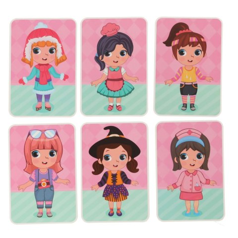 Książeczka magnetyczna układanka puzzle na magnes ubierz lalkę 51el. Kik Sp. z o. o. Sp. k. Książeczka magnetyczna układanka puzzle na magnes ubierz lalkę 51el. Kik Sp. z o. o. Sp. k.