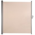Kik Sp. z o. o. Sp. k. Markiza boczna tarasowa LUARO parawan zwijana 180 x 400 cm beżowa