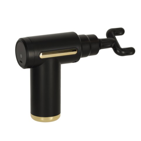 Pistolet do masażu masażer do pleców ciała LED 4w1 czarny Kik Sp. z o. o. Sp. k. Pistolet do masażu masażer do pleców ciała LED 4w1 czarny Kik Sp. z o. o. Sp. k.