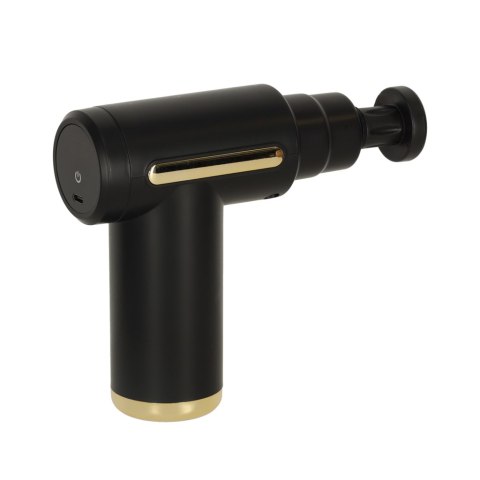 Pistolet do masażu masażer do pleców ciała LED 4w1 czarny Kik Sp. z o. o. Sp. k. Pistolet do masażu masażer do pleców ciała LED 4w1 czarny Kik Sp. z o. o. Sp. k.