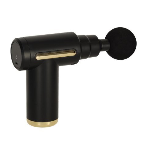 Pistolet do masażu masażer do pleców ciała LED 4w1 czarny Kik Sp. z o. o. Sp. k. Pistolet do masażu masażer do pleców ciała LED 4w1 czarny Kik Sp. z o. o. Sp. k.