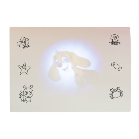 Kik Sp. z o. o. Sp. k. Projektor rzutnik stolik stół do rysowania żyrafa różowa Kik Sp. z o. o. Sp. k. Projektor rzutnik stolik stół do rysowania żyrafa różowa