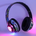 Kik Sp. z o. o. Sp. k. Słuchawki bezprzewodowe nauszne P35 Bluetooth LED Gaming Sport