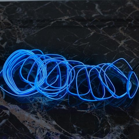 Kik Sp. z o. o. Sp. k. Taśma ambient Oświetlenie ambientowe LED światłowód taśma 3m niebieska Kik Sp. z o. o. Sp. k. Taśma ambient Oświetlenie ambientowe LED światłowód taśma 3m niebieska