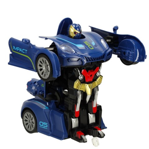 Kik Sp. z o. o. Sp. k. Samochód zdalnie sterowany Transformer Revolt TRANSFORMING ROBOT RACER niebieski Kik Sp. z o. o. Sp. k. Samochód zdalnie sterowany Transformer Revolt TRANSFORMING ROBOT RACER niebieski