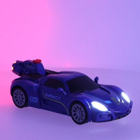 Kik Sp. z o. o. Sp. k. Samochód zdalnie sterowany Transformer Revolt TRANSFORMING ROBOT RACER niebieski Kik Sp. z o. o. Sp. k. Samochód zdalnie sterowany Transformer Revolt TRANSFORMING ROBOT RACER niebieski