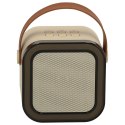 Kik Sp. z o. o. Sp. k. Zestaw do karaoke 2 mikrofony + głośnik przenośny BLUETOOTH USB LED beżowy