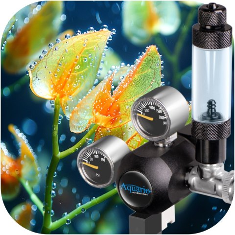 Aquario Professional 2.0 - zestaw CO2 z elektrozaworem Aquario Professional 2.0 - zestaw CO2 z elektrozaworem