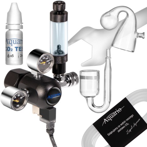 Aquario Professional 2.0 - zestaw CO2 z elektrozaworem Aquario Professional 2.0 - zestaw CO2 z elektrozaworem
