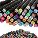 Kik Sp. z o. o. Sp. k. Markery dwustronne mazaki alkoholowe w etui 120 + podstawka