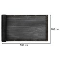 Kik Sp. z o. o. Sp. k. Osłona balkonowa LUARO mata maskująca siatka cieniująca na balkon taras 150g/m2 105x500cm UV