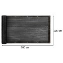 Kik Sp. z o. o. Sp. k. Osłona balkonowa LUARO mata maskująca siatka cieniująca na balkon taras 150g/m2 105x700cm UV + Trytytki