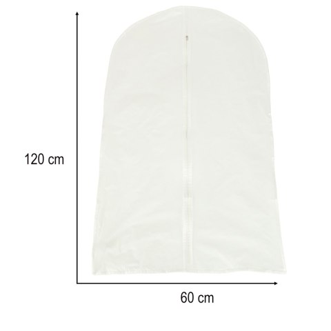 Pokrowiec na ubrania garnitur odzież ubrania przezroczysty 60 x 120 cm Kik Sp. z o. o. Sp. k. Pokrowiec na ubrania garnitur odzież ubrania przezroczysty 60 x 120 cm Kik Sp. z o. o. Sp. k.