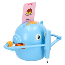 Kik Sp. z o. o. Sp. k. Robot edukacyjny interaktywny nauka rysowania pisania zestaw fiszki mazaki niebieski