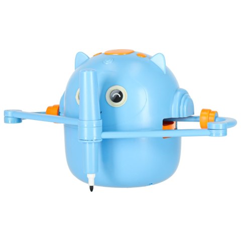 Kik Sp. z o. o. Sp. k. Robot edukacyjny interaktywny nauka rysowania pisania zestaw fiszki mazaki niebieski Kik Sp. z o. o. Sp. k. Robot edukacyjny interaktywny nauka rysowania pisania zestaw fiszki mazaki niebieski
