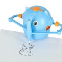 Kik Sp. z o. o. Sp. k. Robot edukacyjny interaktywny nauka rysowania pisania zestaw fiszki mazaki niebieski