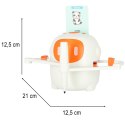 Kik Sp. z o. o. Sp. k. Robot edukacyjny interaktywny nauka rysowania pisania zestaw fiszki mazaki pomarańczowy