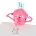 Kik Sp. z o. o. Sp. k. Robot edukacyjny interaktywny nauka rysowania pisania zestaw fiszki mazaki różowy