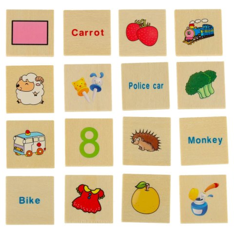 Kik Sp. z o. o. Sp. k. Sorter drewniany układanka logiczna dopasuj obrazki Kik Sp. z o. o. Sp. k. Sorter drewniany układanka logiczna dopasuj obrazki