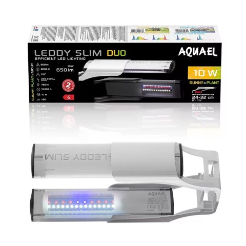Aquael Leddy Slim Duo 10W Sunny Plant - lampa LED biała Aquael Leddy Slim Duo 10W Sunny Plant - lampa LED biała