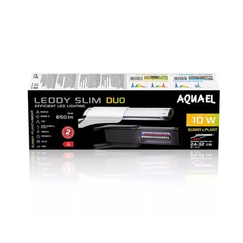 Aquael Leddy Slim Duo 10W Sunny Plant - lampa LED biała Aquael Leddy Slim Duo 10W Sunny Plant - lampa LED biała