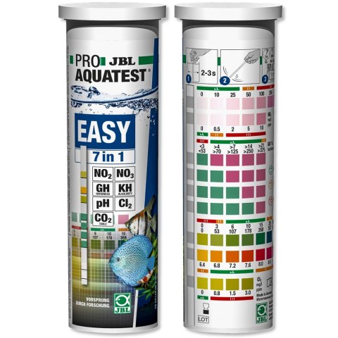 JBL Easy PRO Aquatest 7in1 - zestaw testów w paskach JBL Easy PRO Aquatest 7in1 - zestaw testów w paskach
