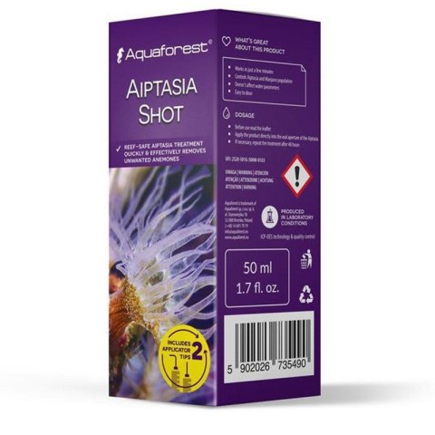 Aquaforest Aiptasia Shot 50ml - Preparat do zwalczania Aiptasii Aquaforest Aiptasia Shot 50ml - Preparat do zwalczania Aiptasii