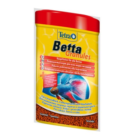 Tetra Betta Granules 5g - pokarm podstawowy dla bojowników Tetra Betta Granules 5g - pokarm podstawowy dla bojowników