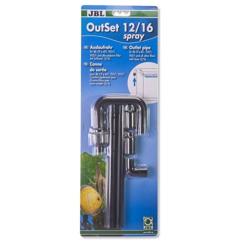 JBL OutSet spray 12/16 - wylot filtra z deszczownicą JBL OutSet spray 12/16 - wylot filtra z deszczownicą