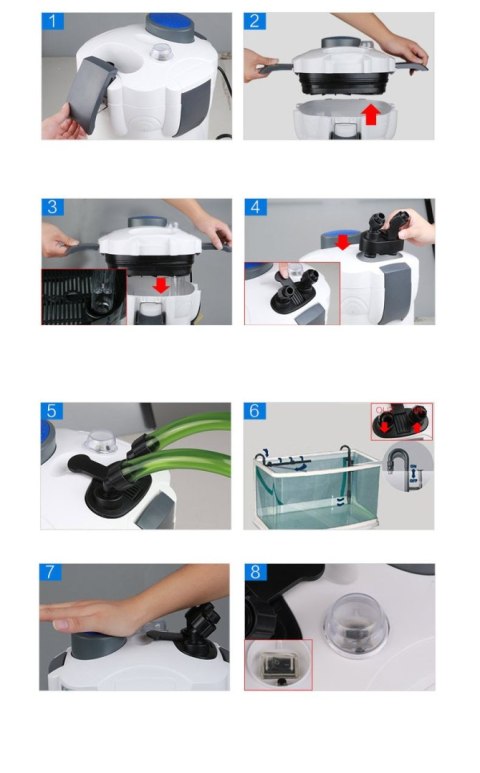 SunSun HW-303B - filtr zewnętrzny z UV do 400l SunSun HW-303B - filtr zewnętrzny z UV do 400l