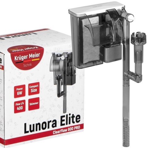 Kruger Meier Lunora Elite 800 - filtr kaskadowy do akwarium 35l - 70l Kruger Meier Lunora Elite 800 - filtr kaskadowy do akwarium 35l - 70l