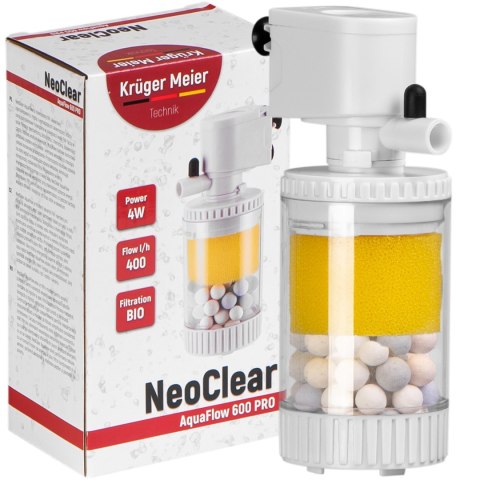 Kruger Meier NeoClear 600 - filtr wewnętrzny do akwarium 20l - 40l Kruger Meier NeoClear 600 - filtr wewnętrzny do akwarium 20l - 40l