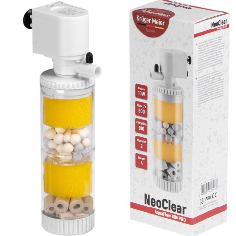 Kruger Meier NeoClear 800 - filtr wewnętrzny do akwarium 40l - 80l Kruger Meier NeoClear 800 - filtr wewnętrzny do akwarium 40l - 80l