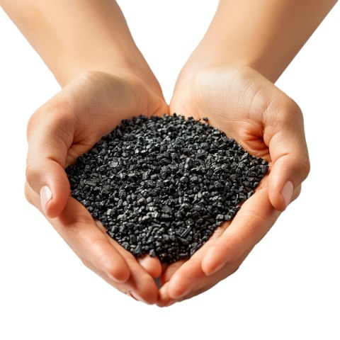 Eco Plant Black River 1kg - żwirek czarny 2-4mm Eco Plant Black River 1kg - żwirek czarny 2-4mm
