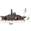 Kruger Meier Battleship - Statek do akwarium 23x5x11 cm