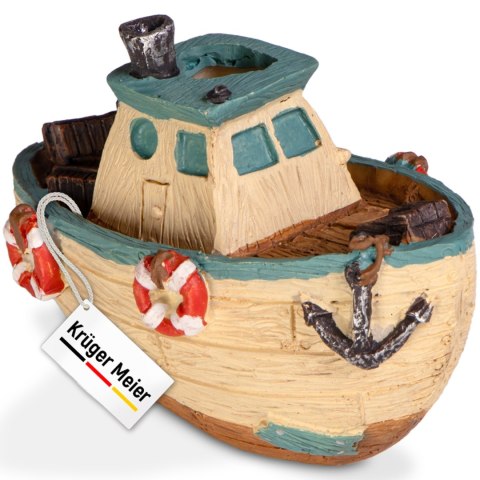 Kruger Meier Fishing Boat - Statek do akwarium 11x6.5x7.5 cm Kruger Meier Fishing Boat - Statek do akwarium 11x6.5x7.5 cm