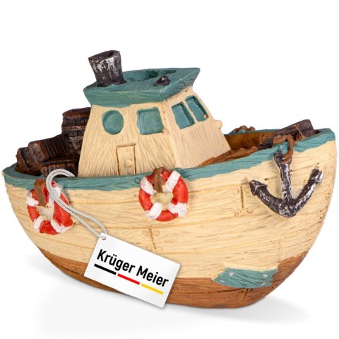 Kruger Meier Fishing Boat - Statek do akwarium 11x6.5x7.5 cm Kruger Meier Fishing Boat - Statek do akwarium 11x6.5x7.5 cm