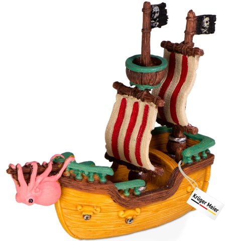 Kruger Meier Pirate Ship S - Statek do Akwarium 16x6x15 cm Kruger Meier Pirate Ship S - Statek do Akwarium 16x6x15 cm