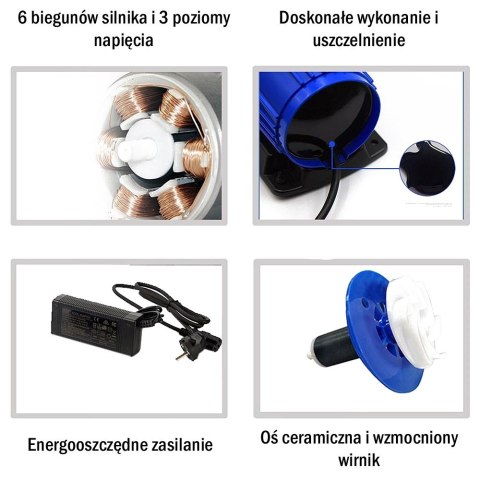 Hsbao SWD-8000 - pompa z kontrolerem (max 8000l/h) Hsbao SWD-8000 - pompa z kontrolerem (max 8000l/h)