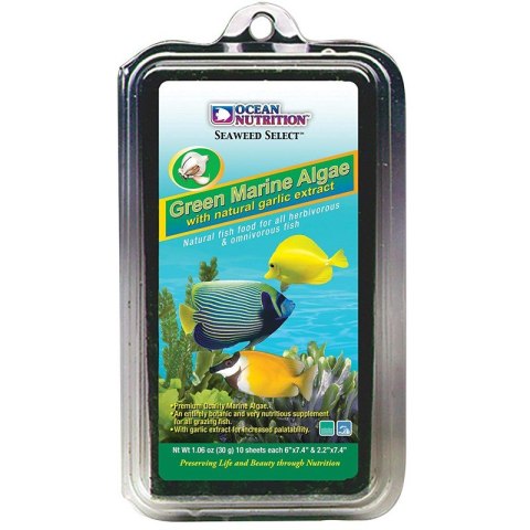 Ocean Nutrition Seaweed Green 12g - algi z czosnkiem Ocean Nutrition Seaweed Green 12g - algi z czosnkiem