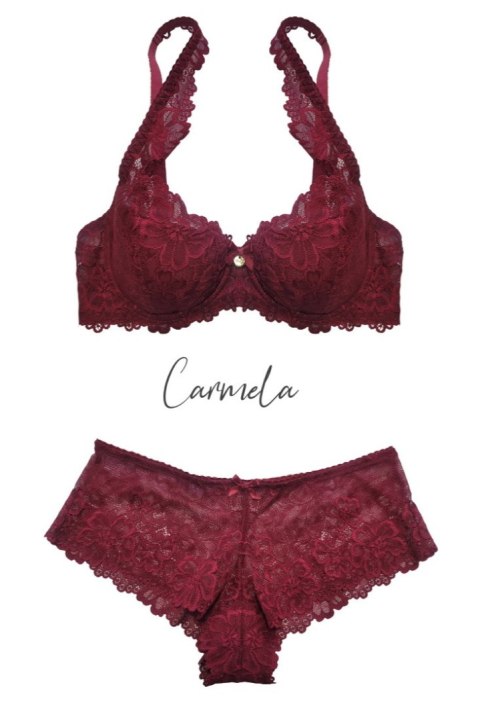 BIUSTONOSZ CARMELA M-053/22 BURGUND BIUSTONOSZ CARMELA M-053/22 BURGUND