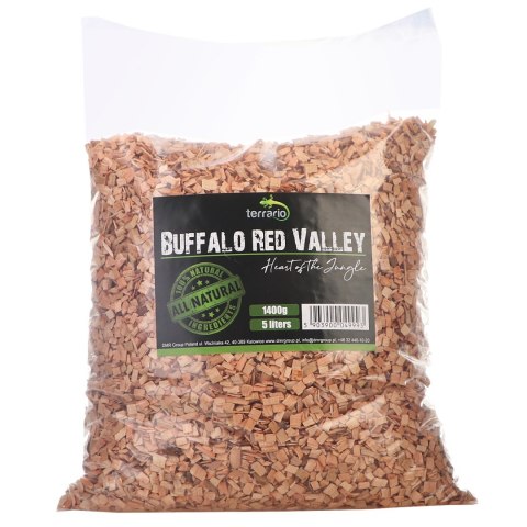 Terrario Buffalo Red Valley 5l - średnie zrębki olcha Terrario Buffalo Red Valley 5l - średnie zrębki olcha