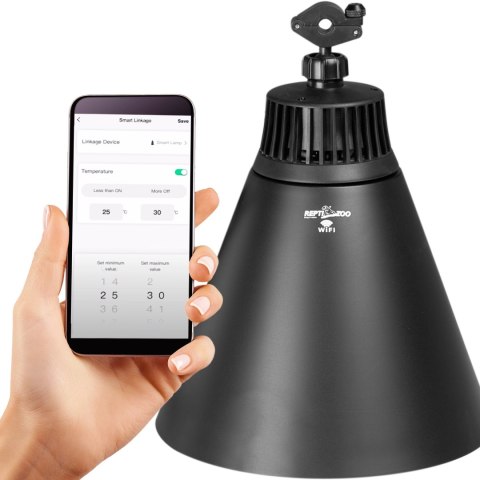 Repti-Zoo Smart Wi-Fi Deep Lamp L - lampa na żarówki grzewcze i UVB Wi-Fi Repti-Zoo Smart Wi-Fi Deep Lamp L - lampa na żarówki grzewcze i UVB Wi-Fi