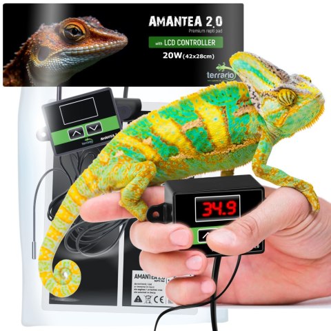 Terrario Amantea 2.0 20W - mata grzewcza z termostatem Terrario Amantea 2.0 20W - mata grzewcza z termostatem