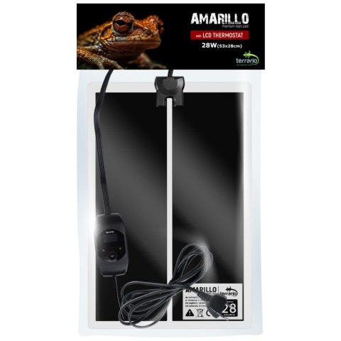 Terrario Amarillo 28W - mata grzewcza z termostatem LCD Terrario Amarillo 28W - mata grzewcza z termostatem LCD