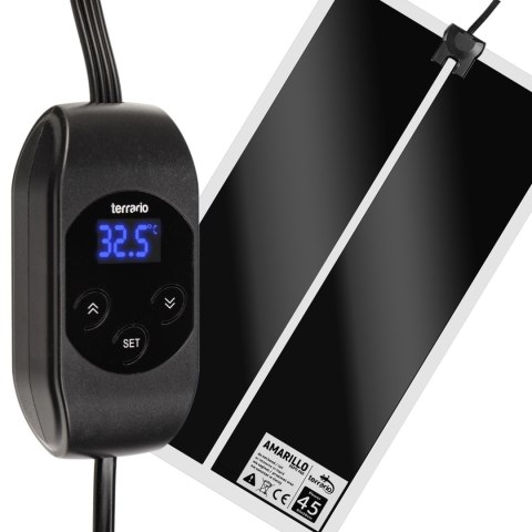 Terrario Amarillo 45W - mata grzewcza z termostatem LCD Terrario Amarillo 45W - mata grzewcza z termostatem LCD