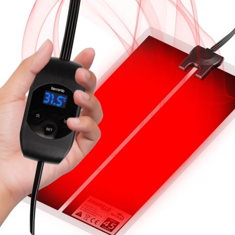 Terrario Amarillo 45W - mata grzewcza z termostatem LCD Terrario Amarillo 45W - mata grzewcza z termostatem LCD